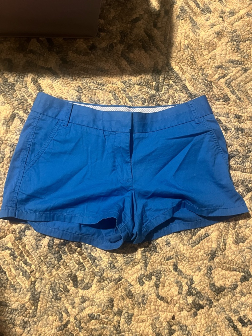 J. Crew Bright Royal Blue Cotton Chino Shorts